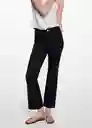 Jean Flarecut Negro Talla 21 Niñas Mango