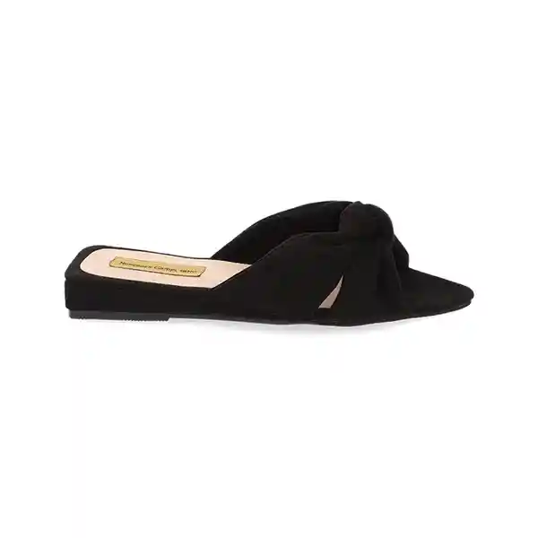 Sandalias Plana London Negro Talla 35