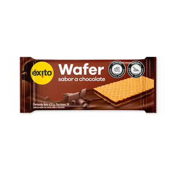 Wafer Galleta Sabor a Chocolate Éxito
