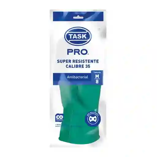 Task Pro Guante Verde Calibre 35 Talla M