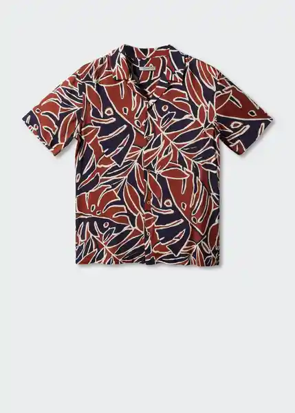 Camisa Ciotat Granate Talla L Hombre Mango