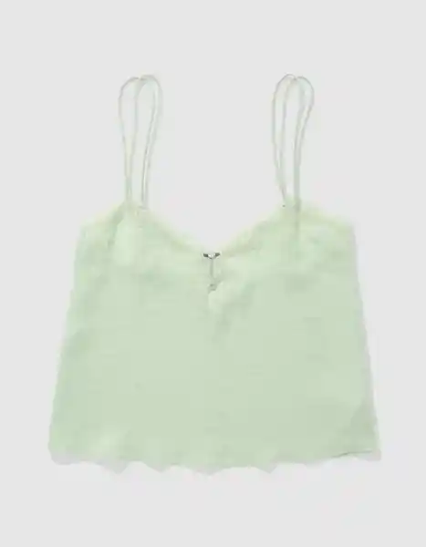 Blusa de Pijama Aerie Verde Talla Small 1848379 American Eagle