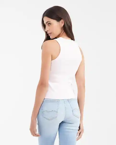 Top Essential Tank Femenino Rosado Talla S Chevignon