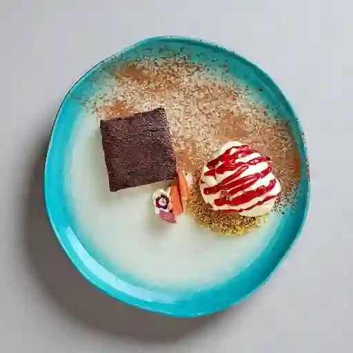 Brownie con Helado