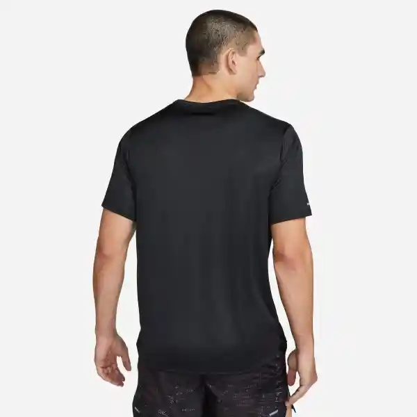 Nike Camiseta Uv Run Dvn Miler Gx Hombre Negro Talla XL