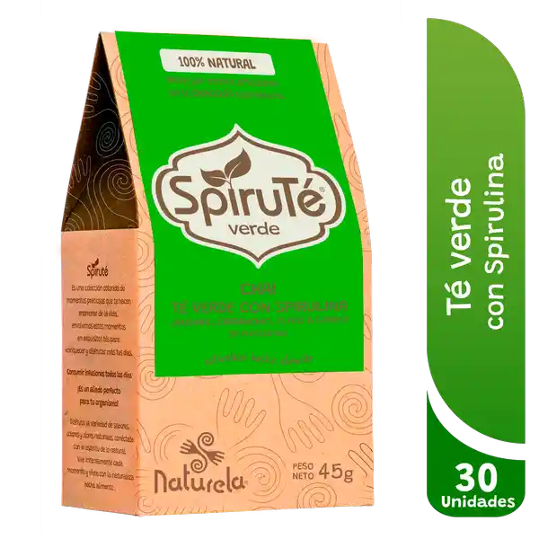 Spirute Té Verde Spirulina y Chai
