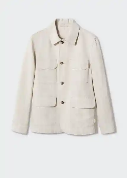 Chaqueta Mate Arena Talla XL Hombre Mango