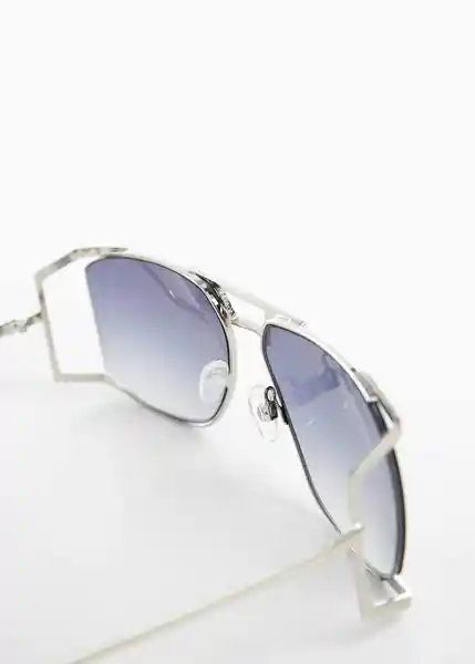 Gafas de Sol Fiamma Plata Talla 99 Mujer Mango