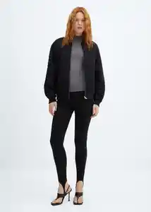 Chaqueta Colchi Negro Talla M Mujer Mango