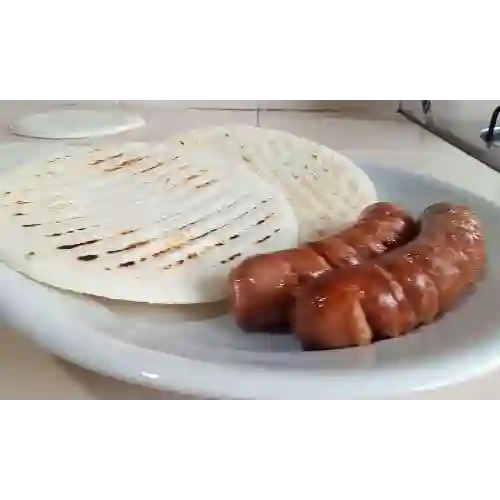 Arepa con Chorizo