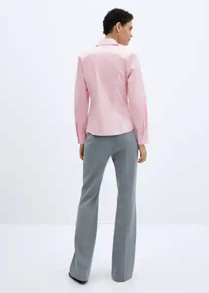 Camisa Sofía Rosa Talla XL Mujer Mango