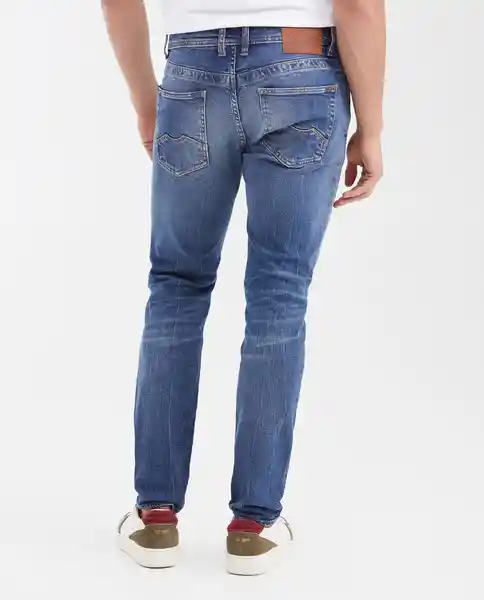 Jean Slim Fit- Famous Azul Francés Medio Talla 30/32 Chevignon