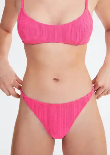 Braga Corina Fucsia Talla XS Mujer Mango