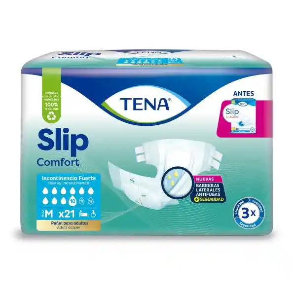 TENA Pañal Slip Comfort Medium x 21U