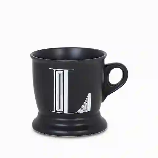 Ambiente Gourmet Mug Con Letra L Negro