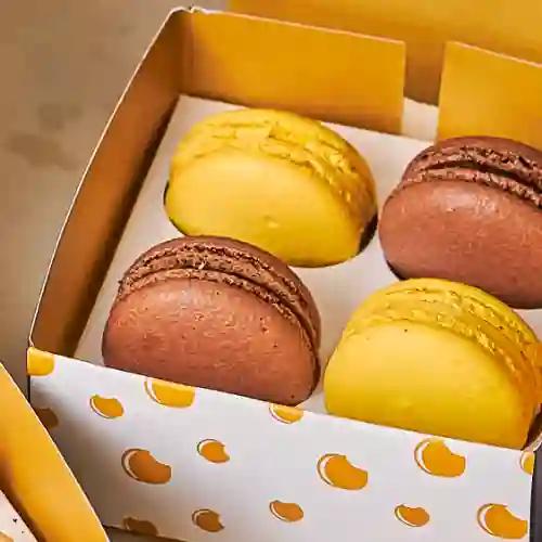 Caja Macarons X 4