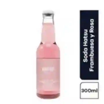 Soda Hatsu Frambuesa y Rosas 300 ml