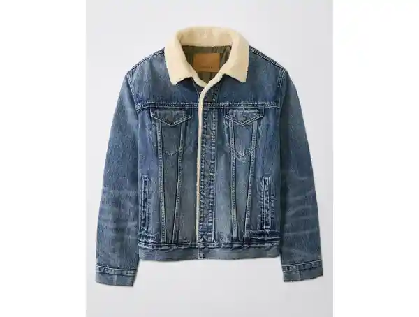 Chaqueta jean Hombre Azul Talla Small American Eagle