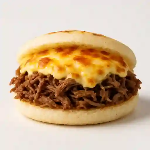 Arepa con Carne Sencilla