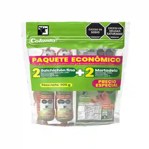Colanta Pack Mortadela + Salchichón