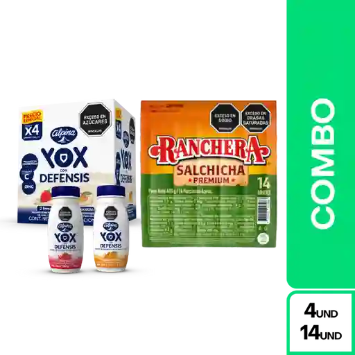 Combo Yox + Salchicha Ranchera