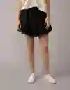 Falda Mujer Negro Talla: MEDIUM 5165001 American Eagle