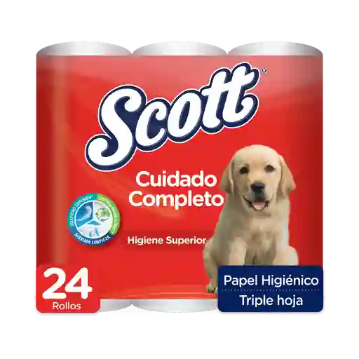 Scott Papel Higiénico Cuidado Completo Triple Hoja