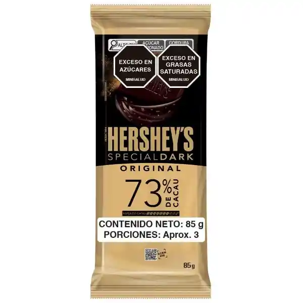 Hersheys Barra de Chocolate Especial Dark