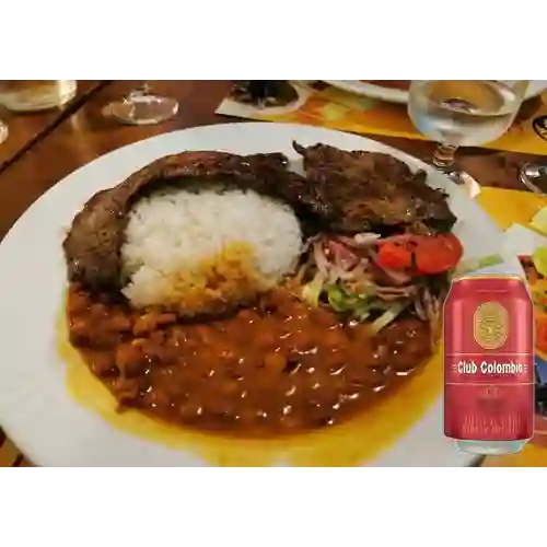 Combo Carne Asada + Club col. Roja Lta 330ml