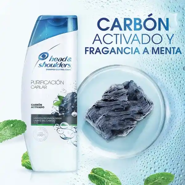 Head & Shoulders Shampoo  Purificación Capilar Carbón Activado 