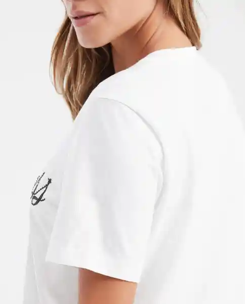 Camiseta Timeless Graphic Tee Crudo Pristino Claro XS Chevignon