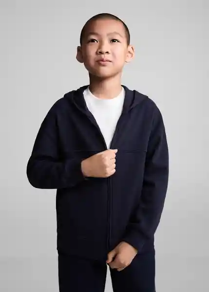 Sudadera Francia Navy Talla 12 Niños Mango