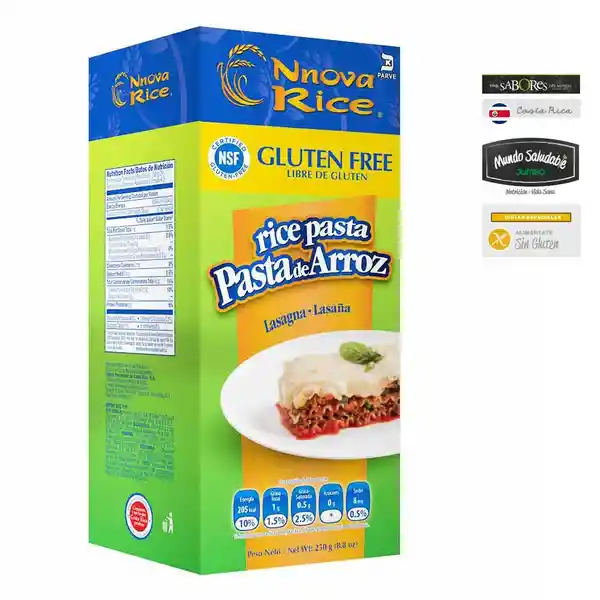 Nnova Rice Lasagna de Arroz