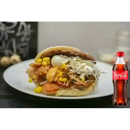 Combo Arepa Especial + Coca Cola Original 400 ml