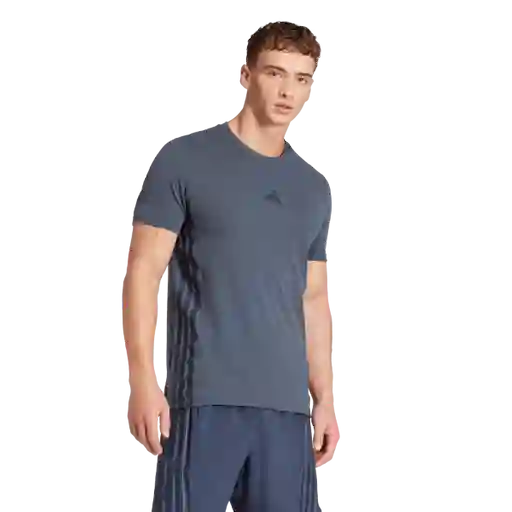 Adidas Camiseta D4T 3S Tee Entrenamiento de Hombre Azul T XL