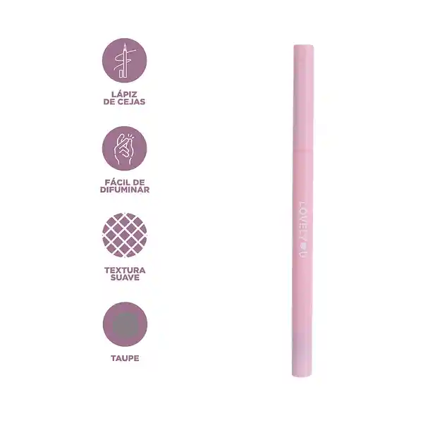 Lápiz de Ceja Lovely u Gris Miniso