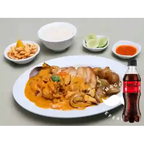 Combo Pescado a Lo Macho + Coca Cola Sin Azúcar 400 ml