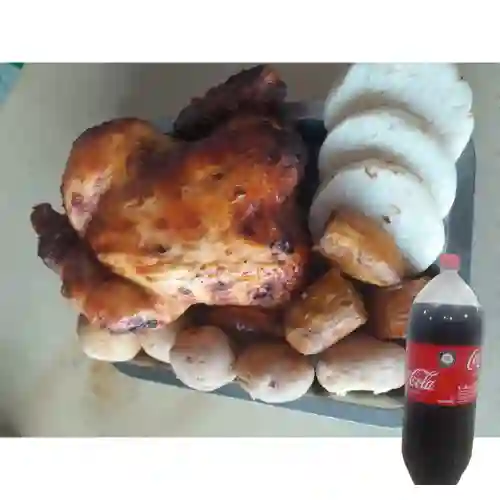 Combo 1 Pollo Asado + Coca-cola 3.0 Lts