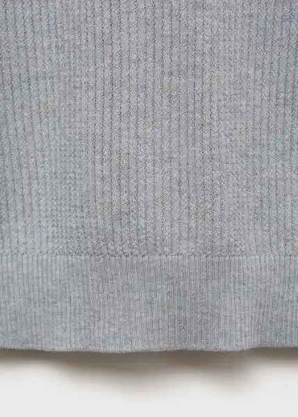 Camiseta Tricot Flew Celeste Talla S Hombre Mango