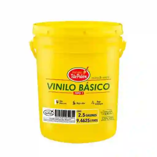 Tito Pabón Vinilo Básico Tipo 1 Blanco