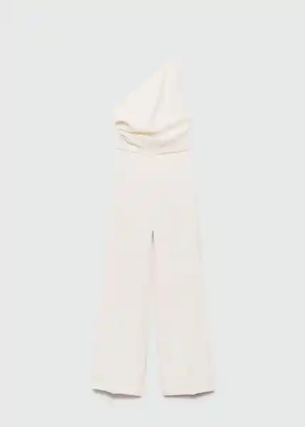 Enterizo Yeah Off White Talla L Mujer Mango