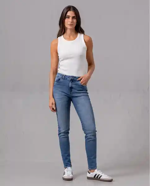 Jean Magic up Mujer Azul Medio Cianeo Talla 4 73024 Rifle