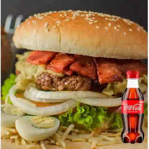 Combo Hamburguesa Especial Res +Cocacola Orig 250ML
