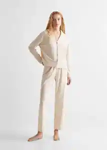 Pijama Atlantic Beige Talla 21 Teen Niñas Mango