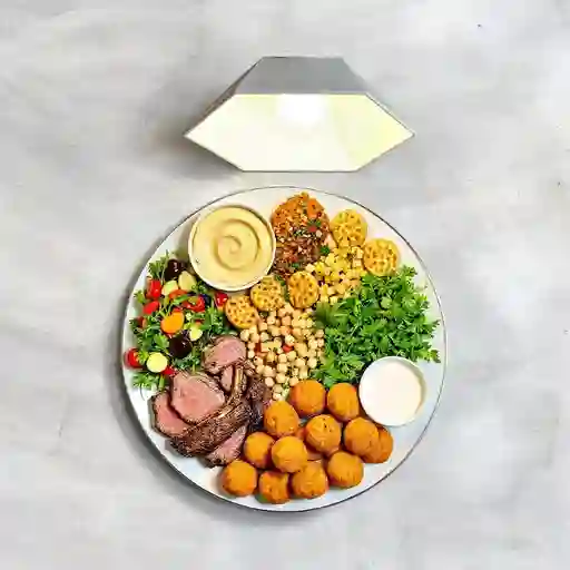 Mezze para 6 con Cordero