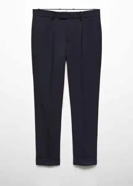 Pantalón Marius Navy Talla 38 Hombre Mango