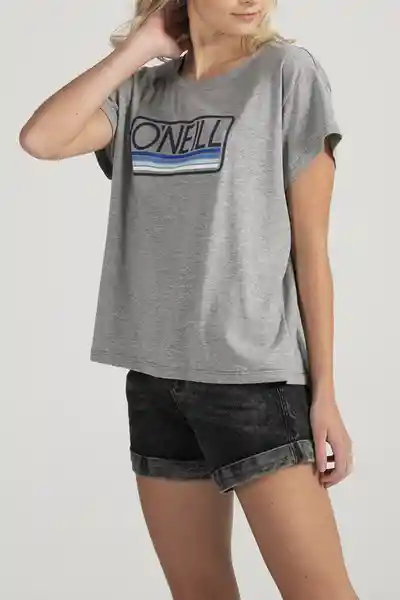 ONeill Camisa Classic Headquarters Femme Gris Oscuro Talla S