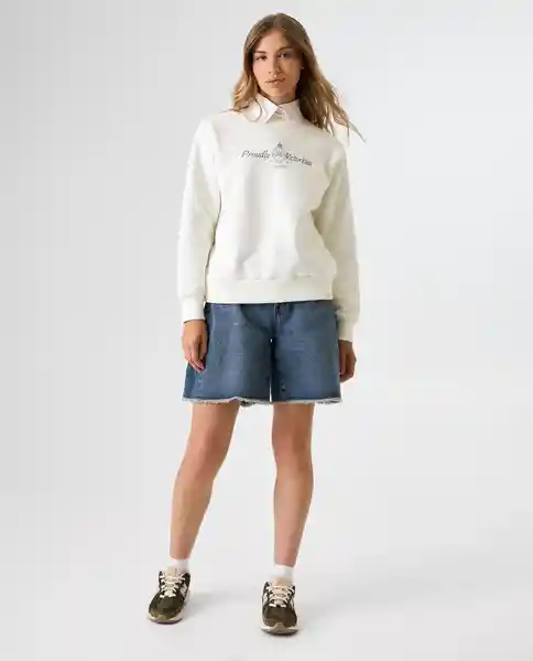 Buzo Mujer Crudo Talla S 682G004_CRU110606 Americanino