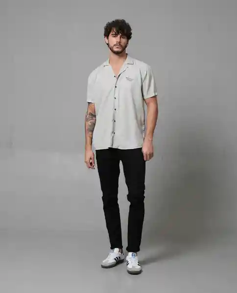 Camisa Hombre Gris XXL 112 112G020_GRI154704 Rifle