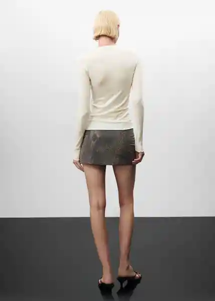 Jersey Biscayne Crudo Talla S Mujer Mango